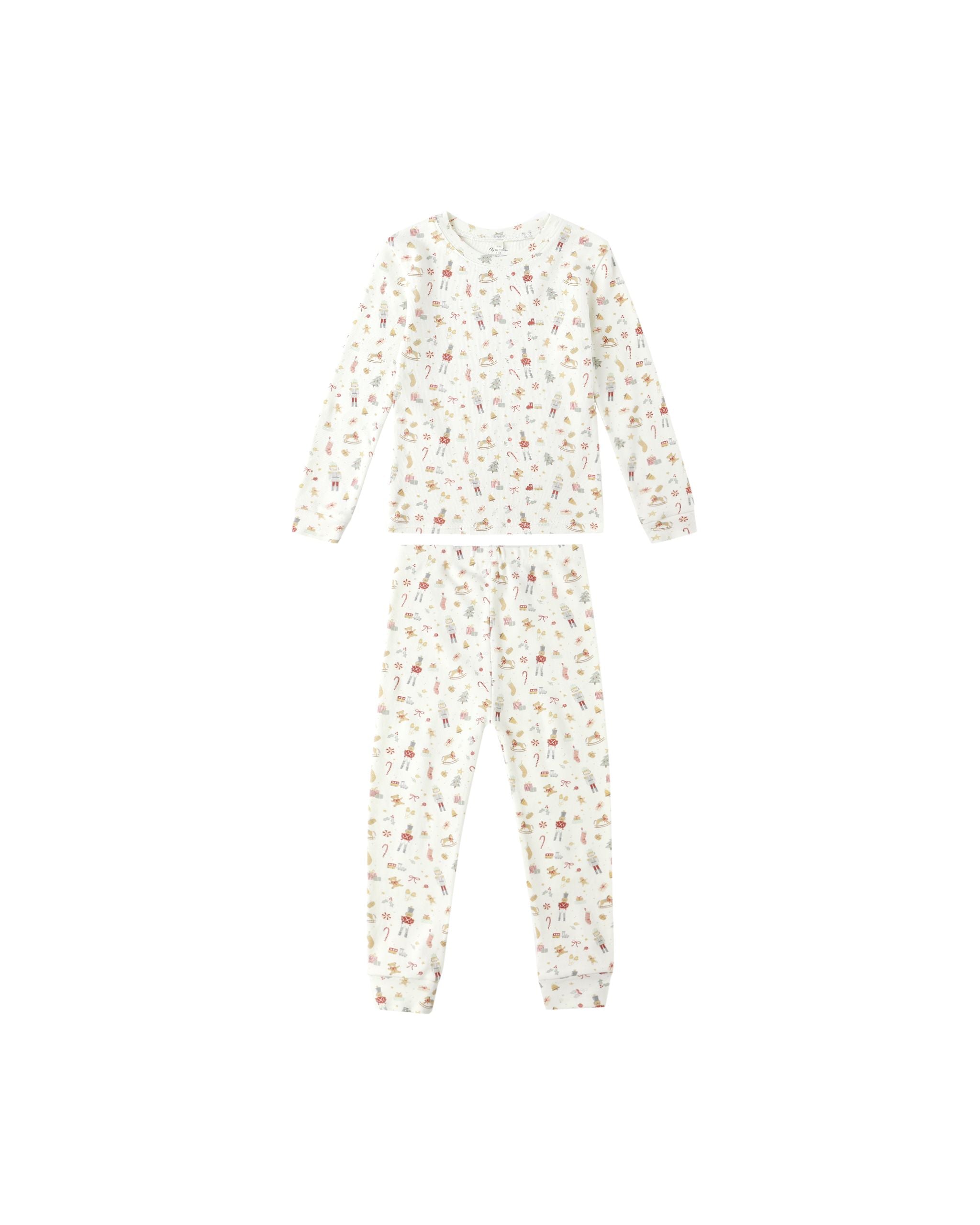 LONG SLEEVE TEE + PANT SET || NUTCRACKER