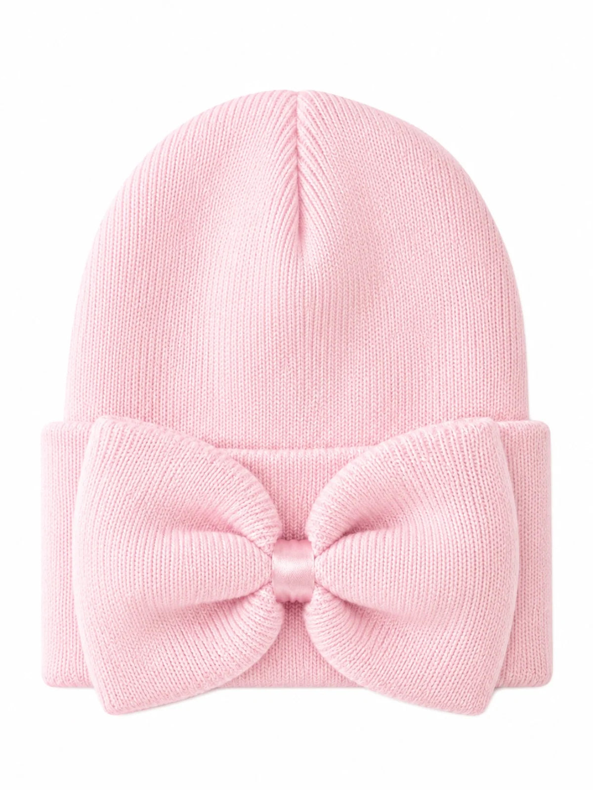 Baby's First Hat Petal Pink Bow