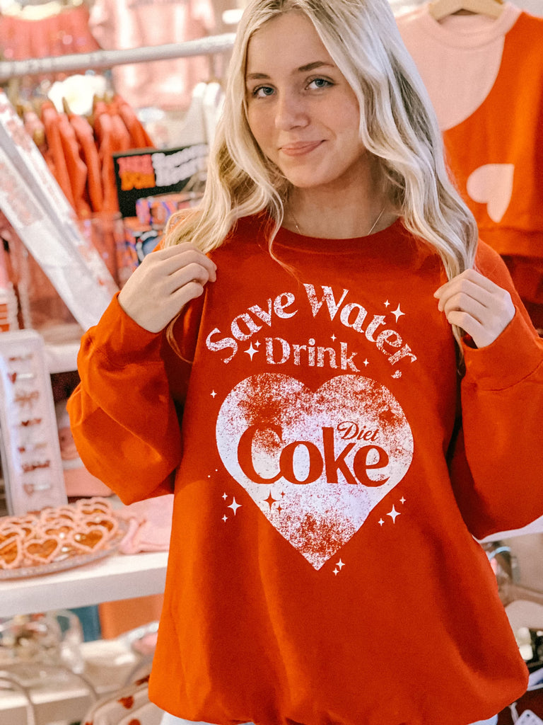 Save Water Drink Diet Coke Sweatshirt
