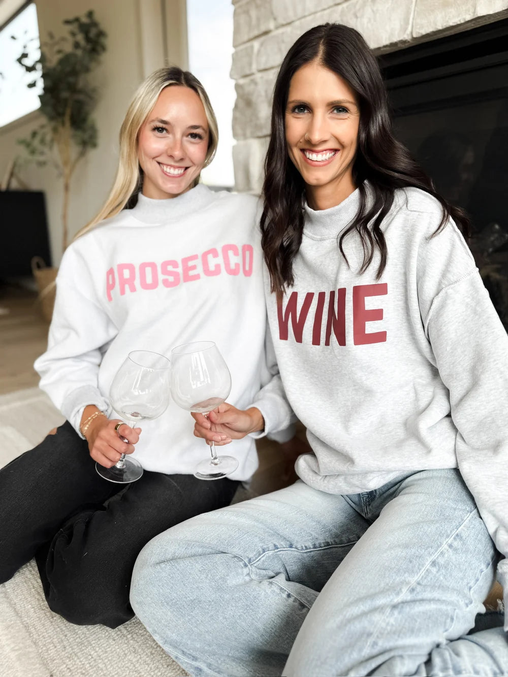 Wine & Prosecco Reversible Sweatshirt