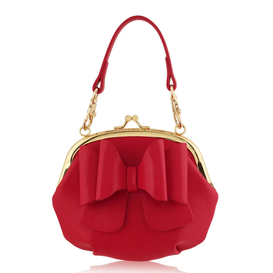 Hadley Red with Leopard Lining Purse