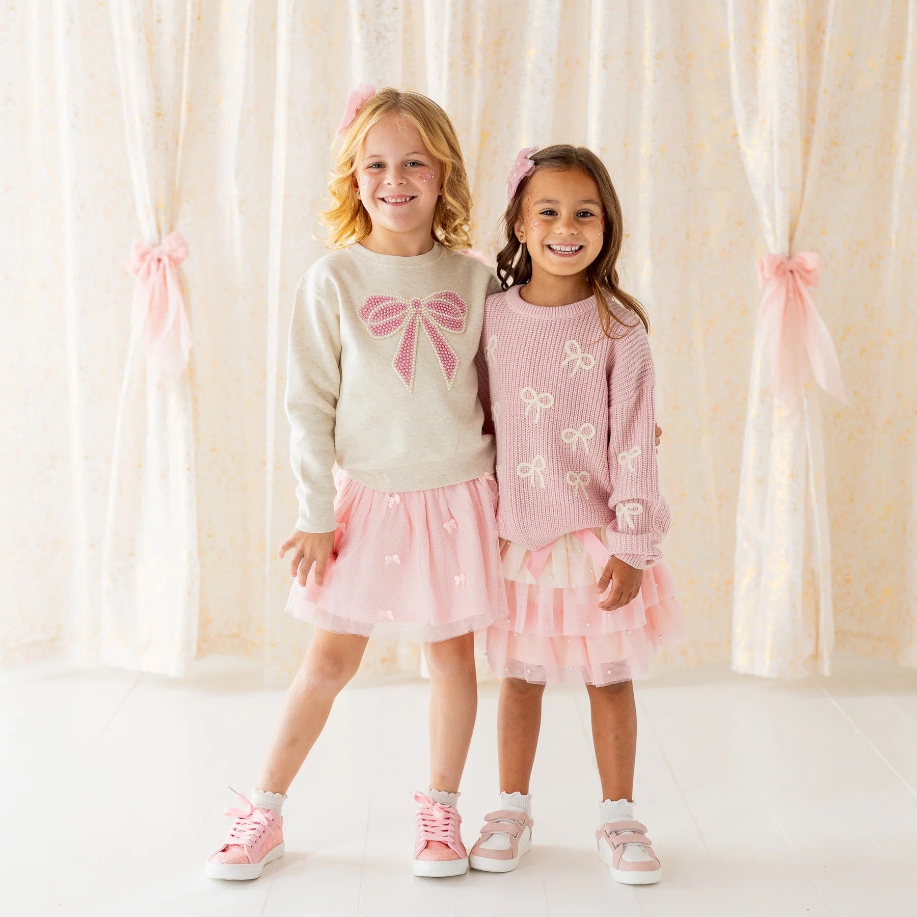 Blush Bows Tutu Skirt