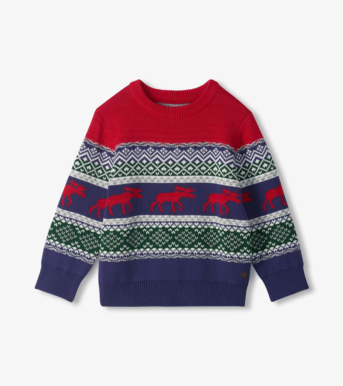 Holiday Fair Isle Crew Neck Sweater