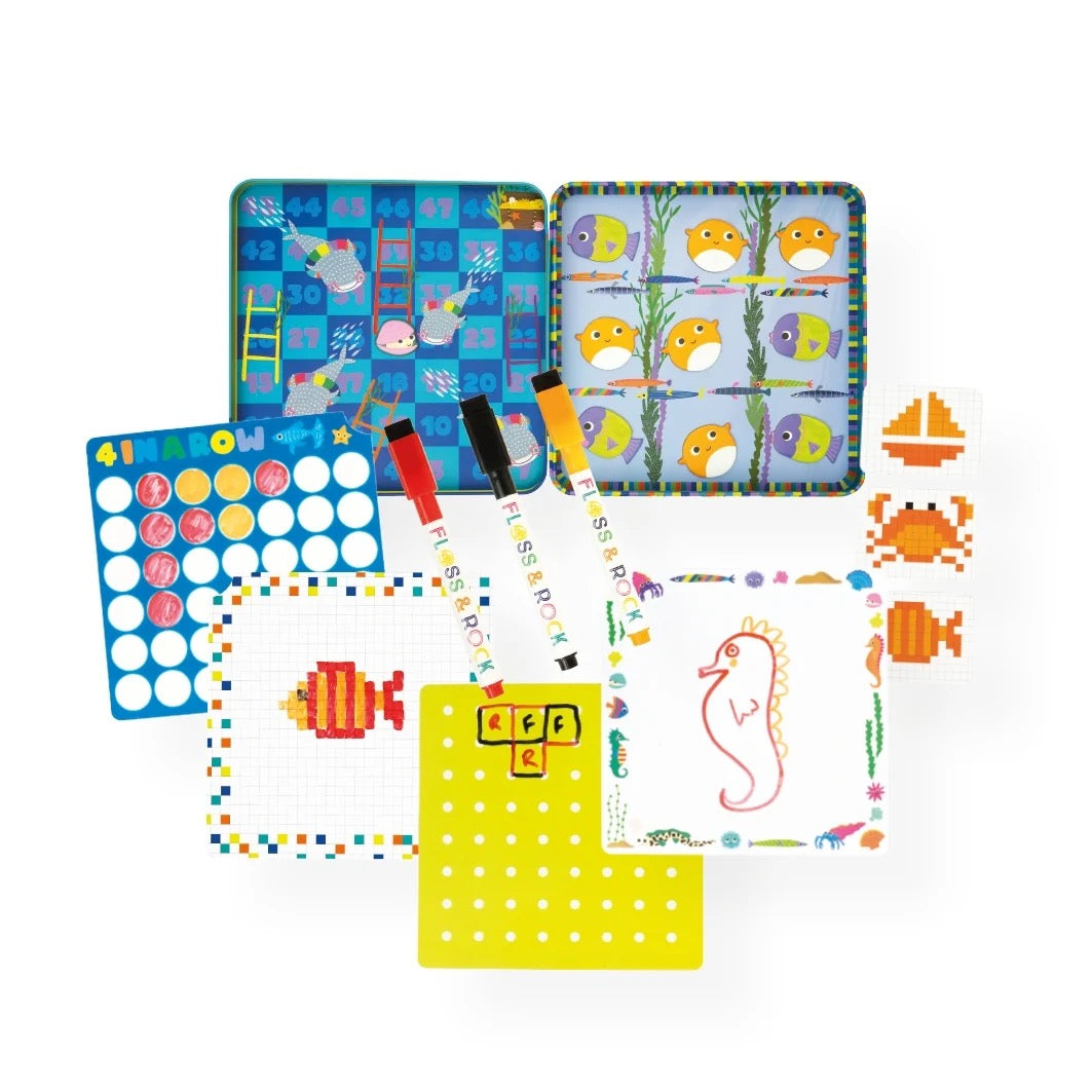 Magnetic Fun & Games Tin - Ocean