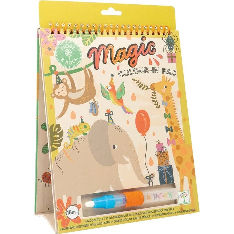 Magic Color Changing Watercard Easel & Pen-Jungle