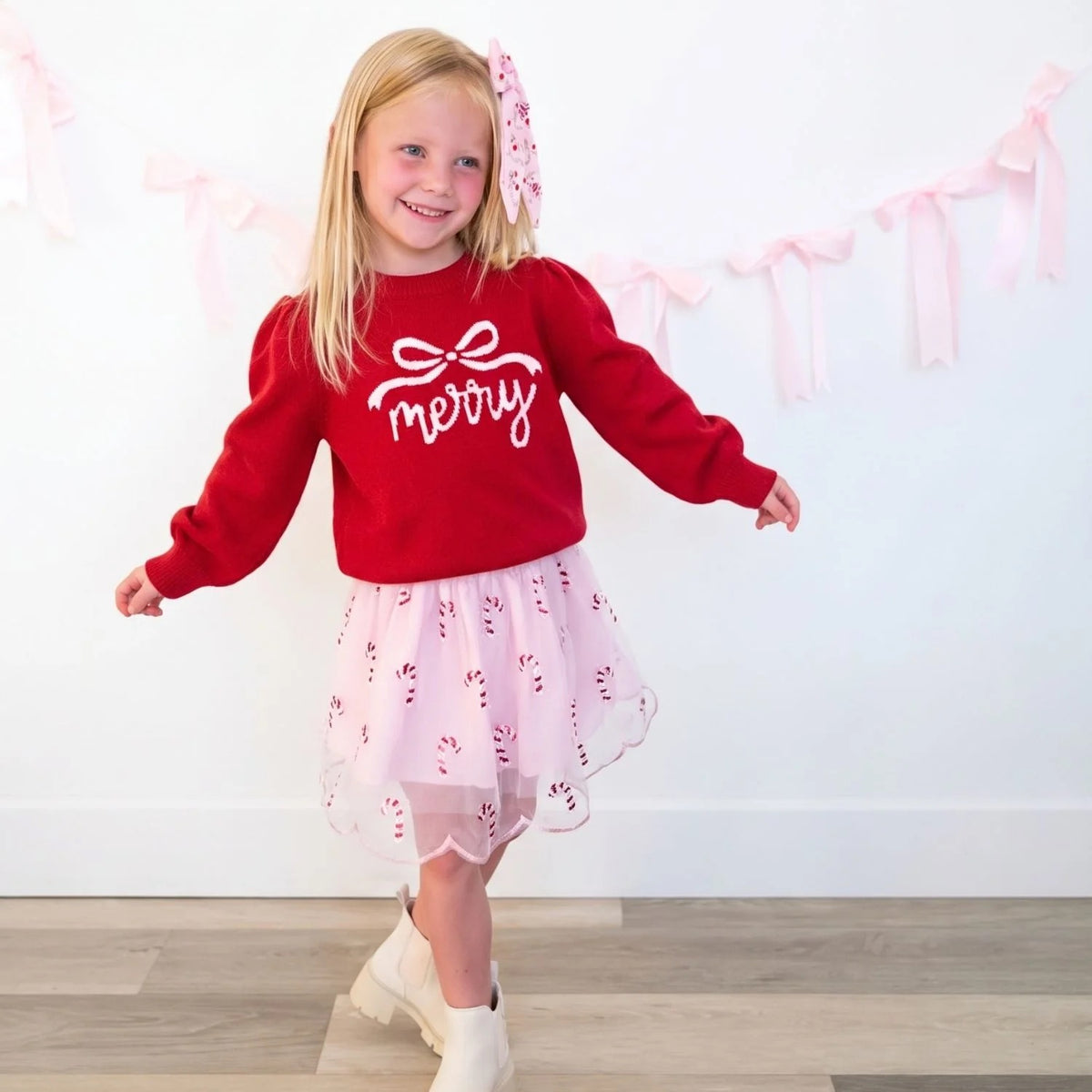 Merry Bow Christmas Sweater