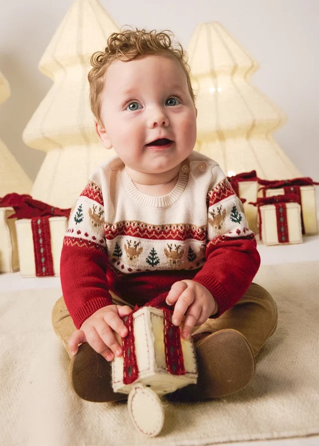 Mayoral Newborn Reindeer Set 2532