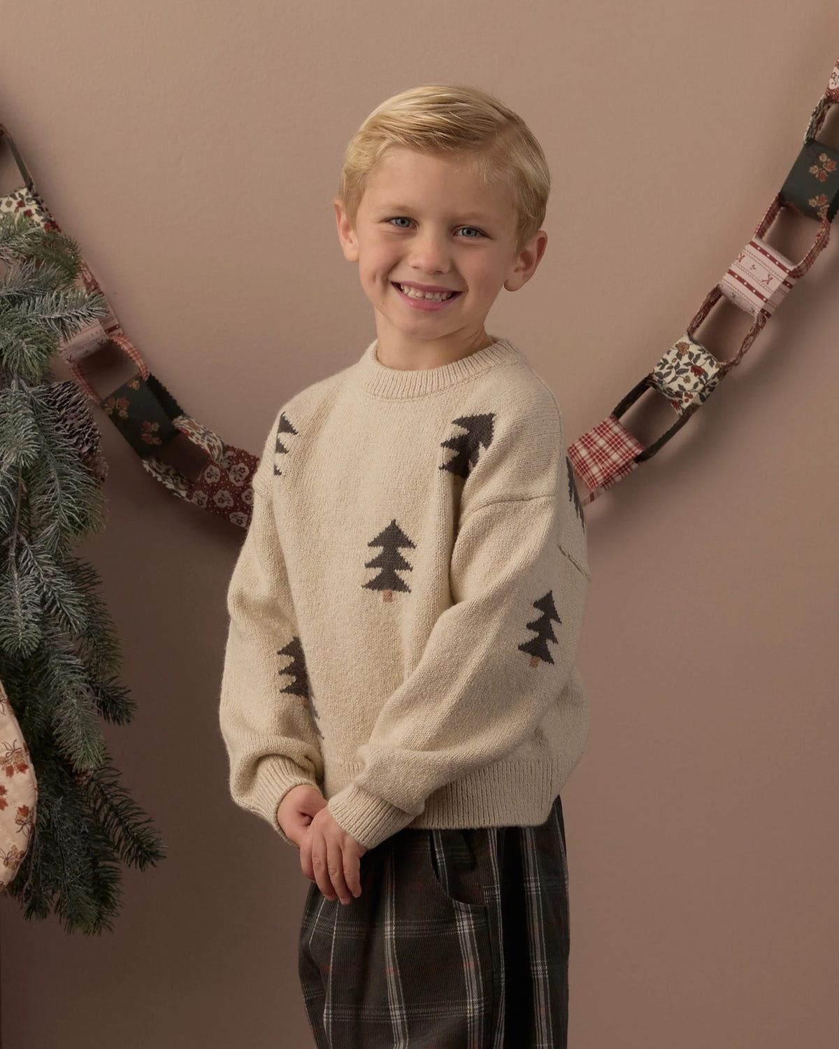 ASPEN SWEATER TREE JACQUARD
