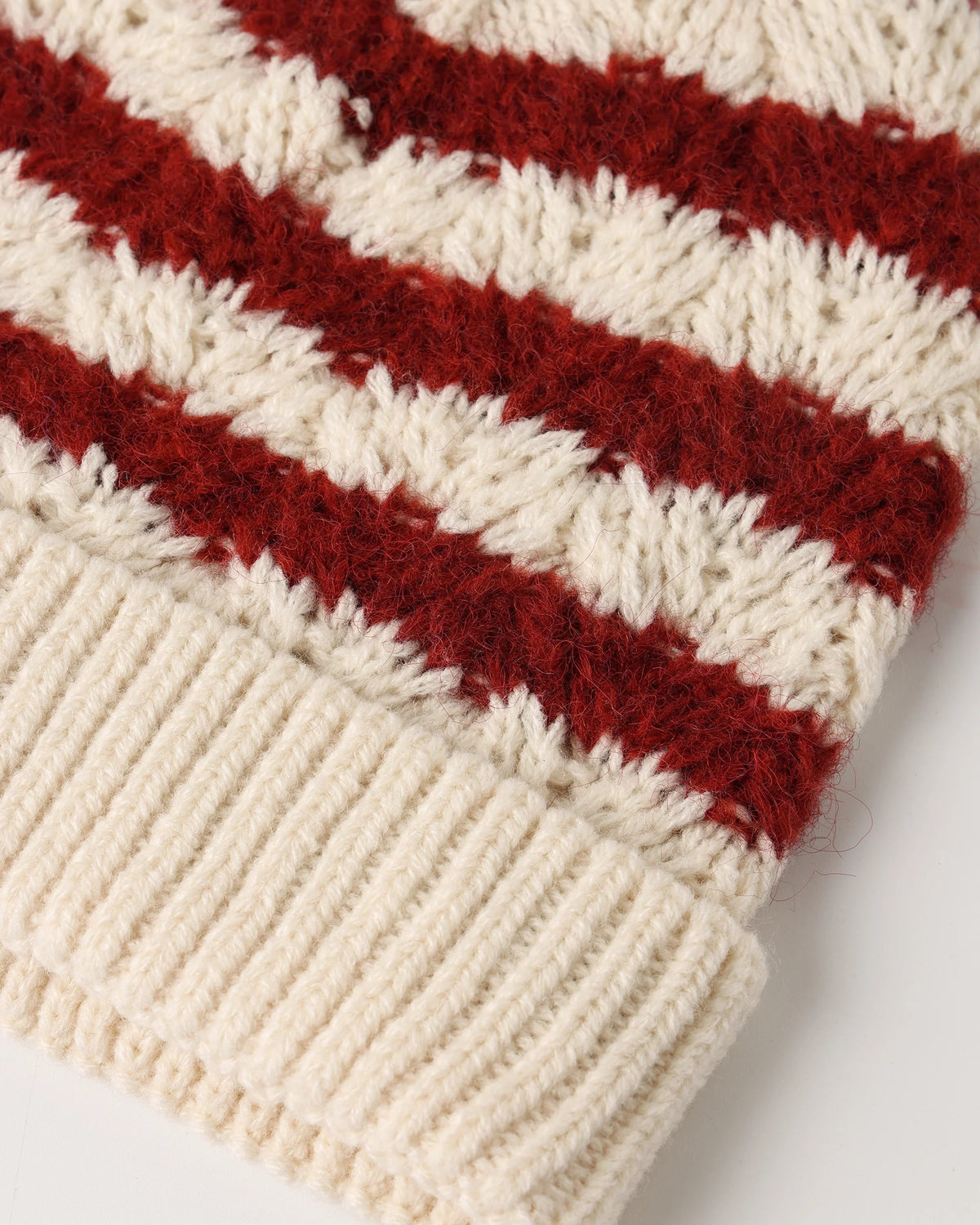 BEANIE RUBY STRIPE