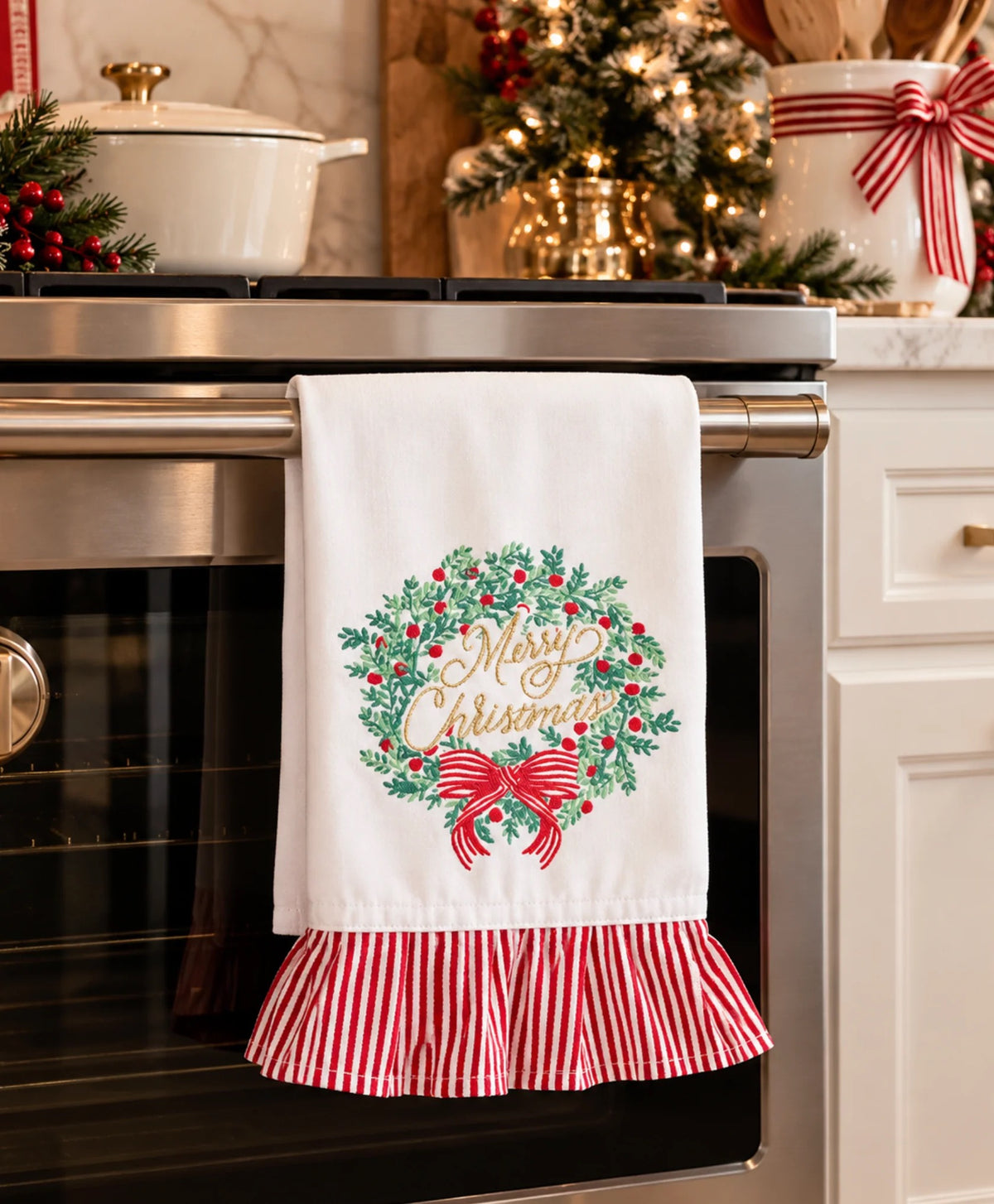 Merry Christmas Tea Towel