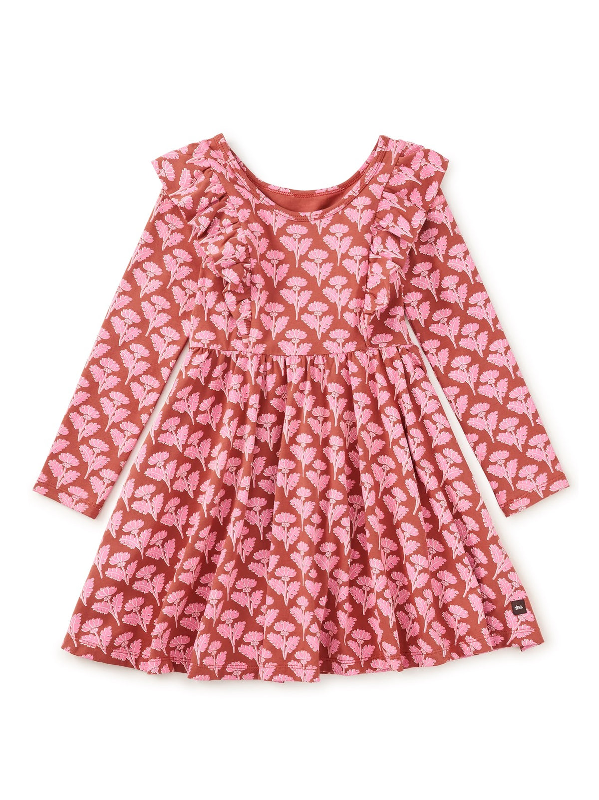 Ruffle Shoulder Ballet Dress