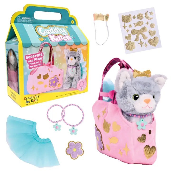 Decorate A Cuddly Kitten Diy Craft Kit