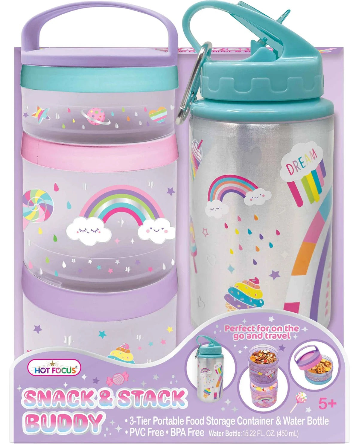Snack and Stack Buddy, Rainbow