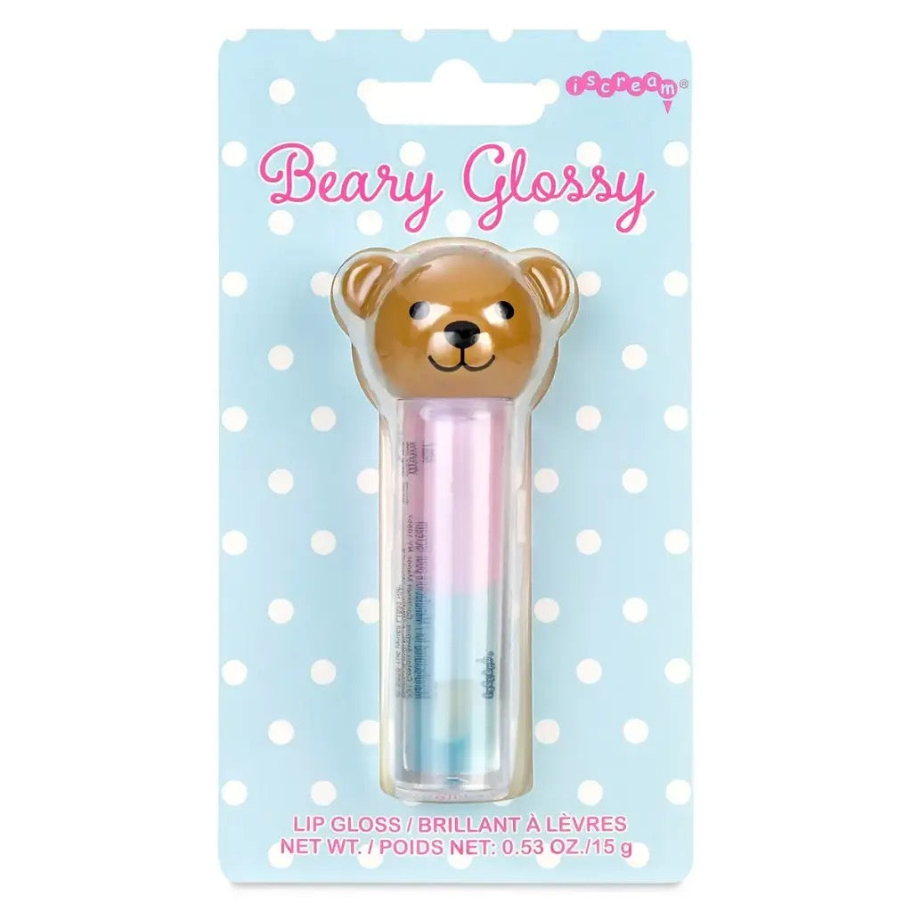 Beary Glossy with Bear Head