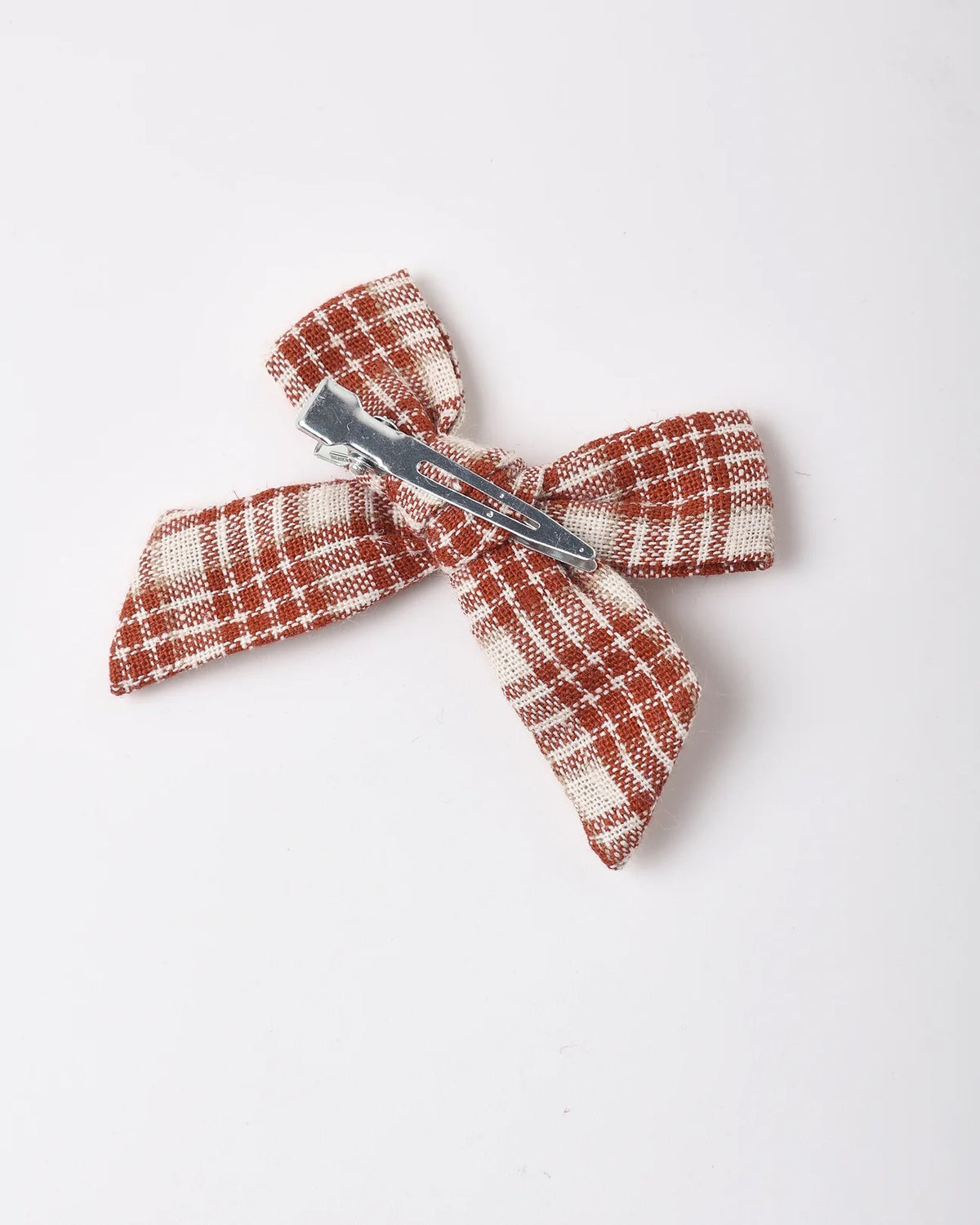 TEEN BOWS, SET OF 2 VINTAGE PLAID
