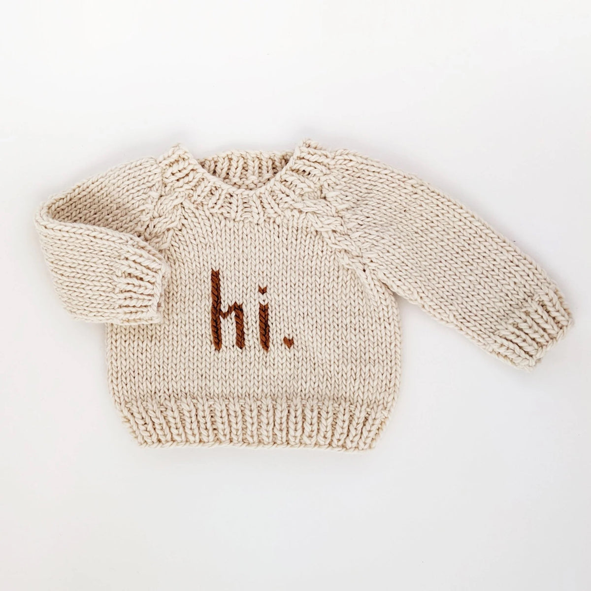 Hi Pecan Crewneck Sweater