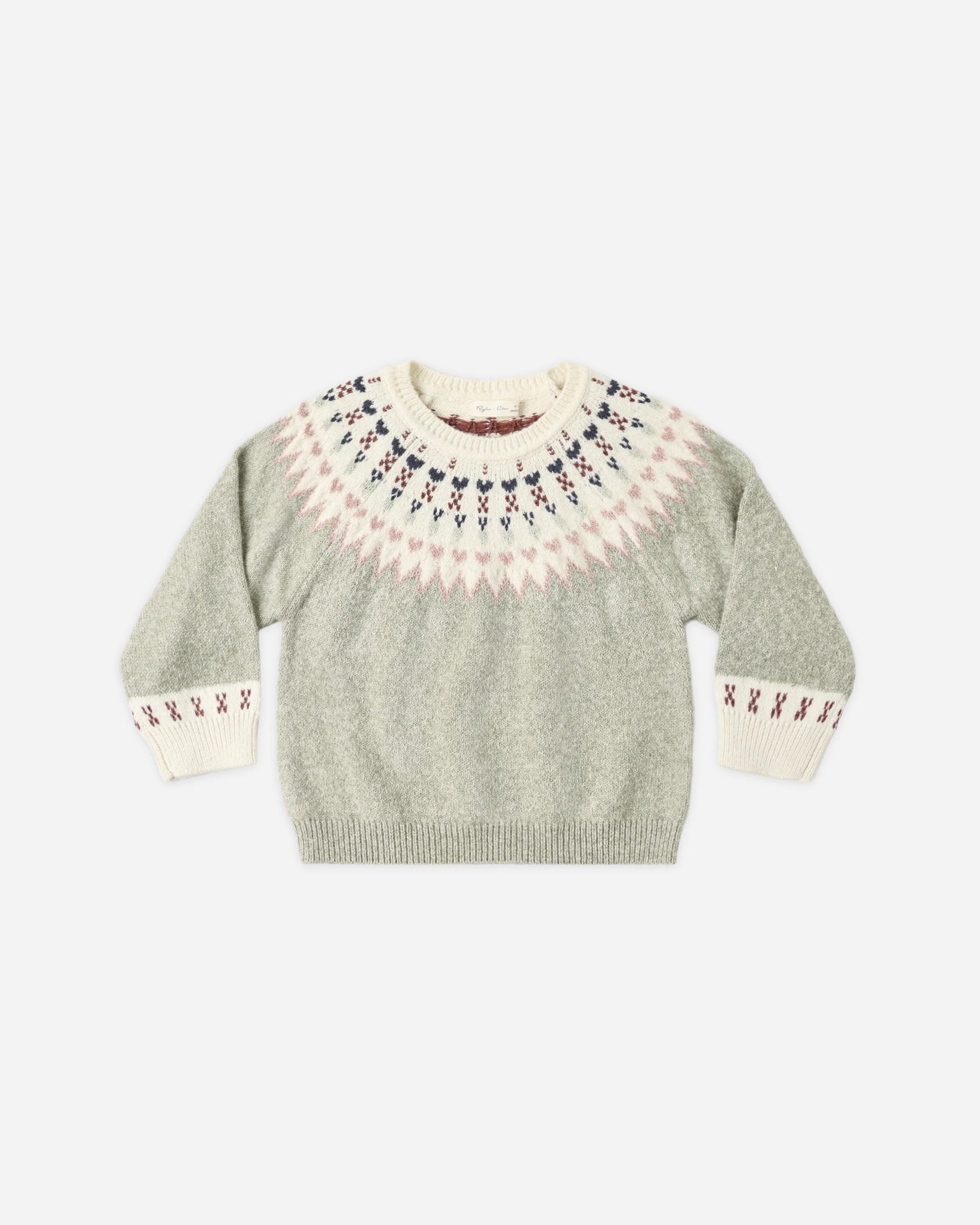 FAIR ISLE SWEATER SAGE