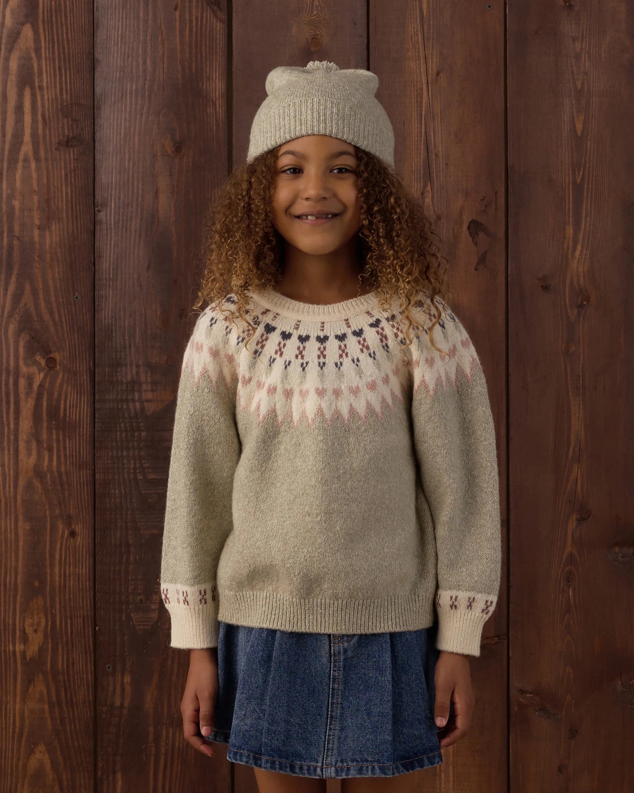 FAIR ISLE SWEATER SAGE