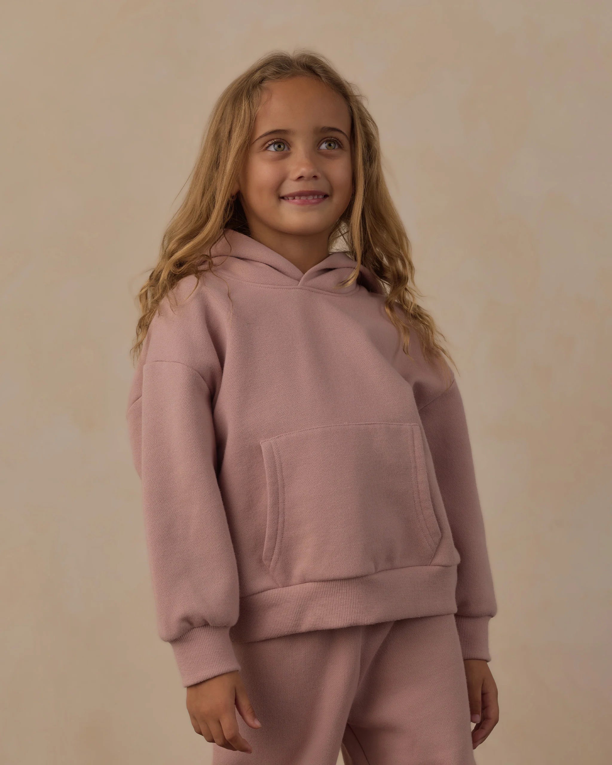RELAXED HOODIE ROSEWOOD