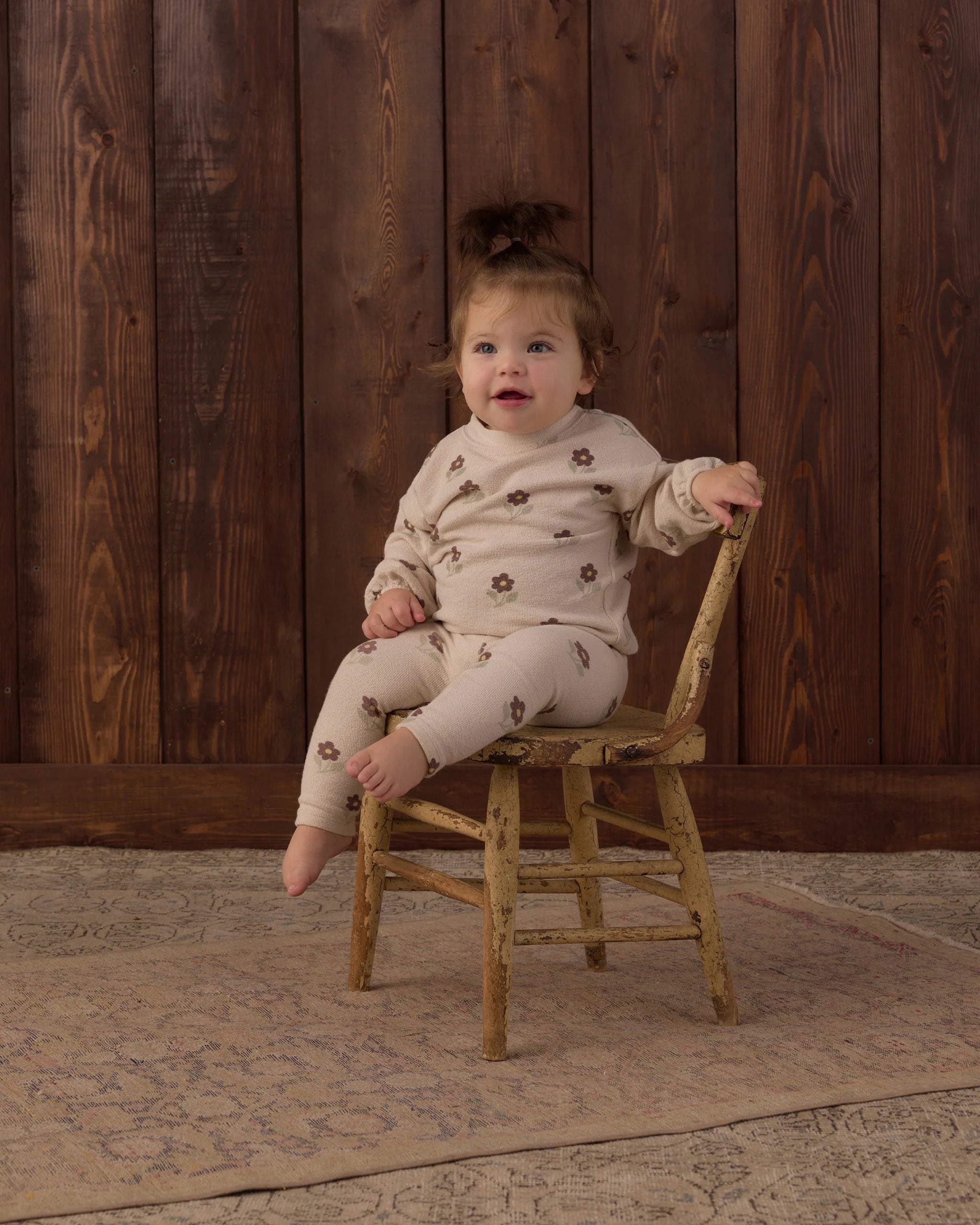 SPONGEY KNIT SET PETAL DAISY