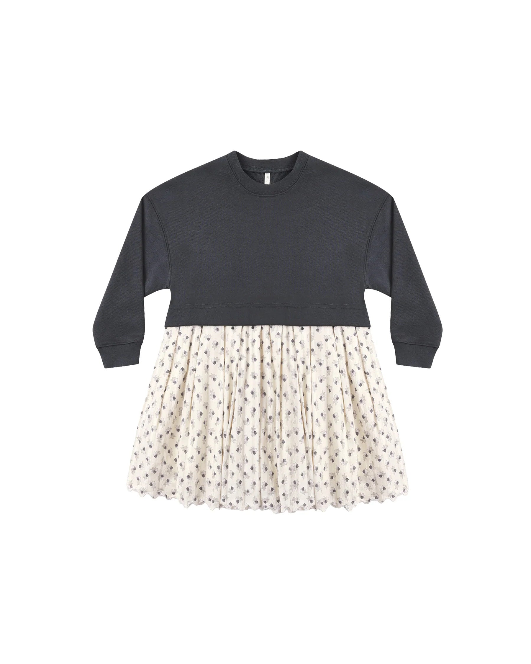 SWEATSHIRT DRESS VINTAGE FLEUR