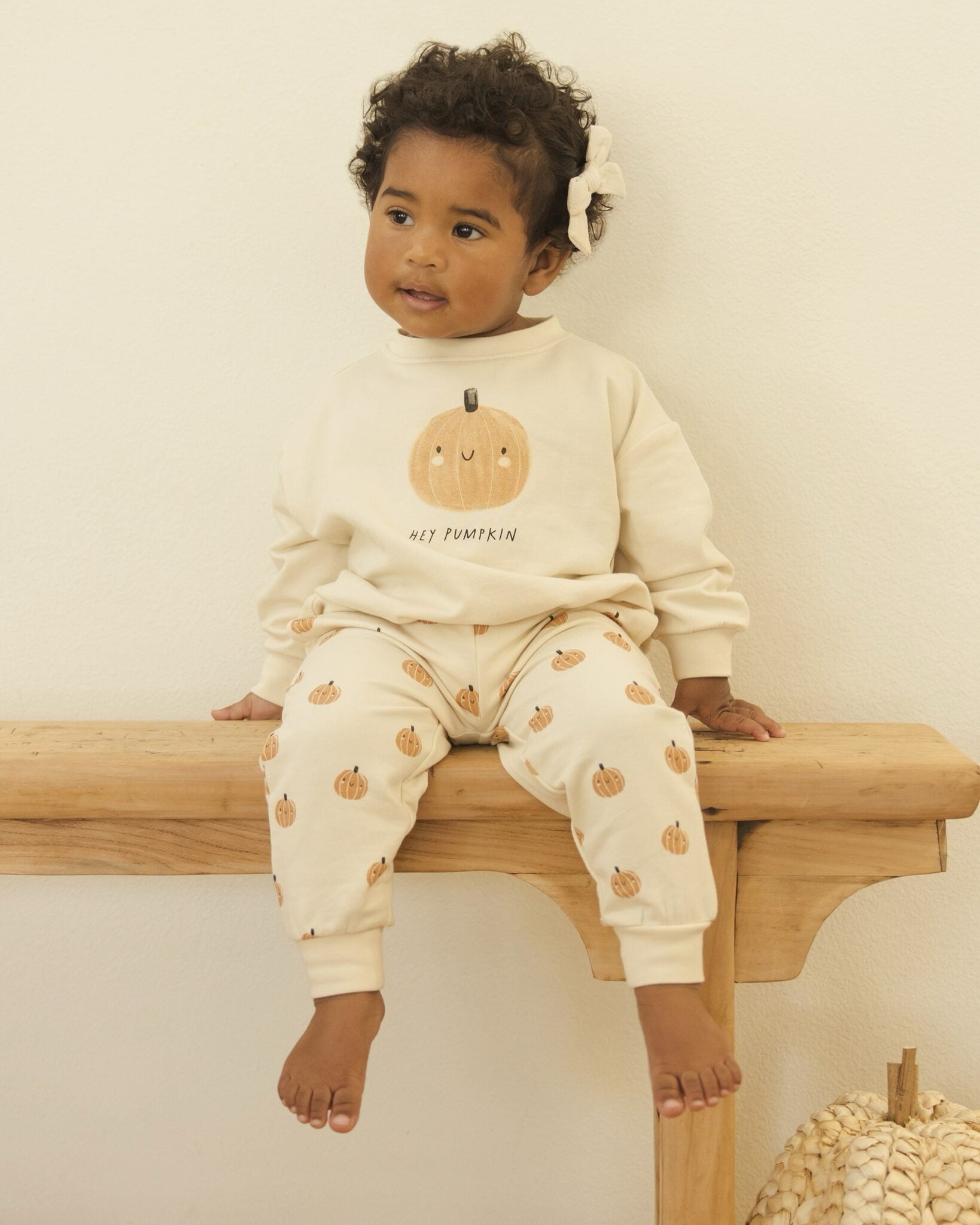RELAXED FLEECE SWEATSHIRT LIL PUMPKIN