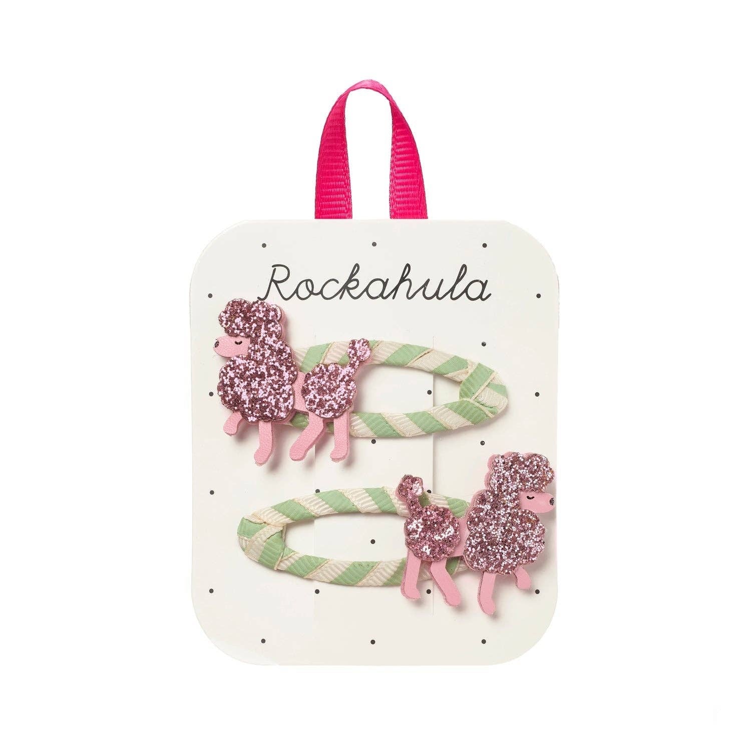 Pretty In Pink Poodle Clips