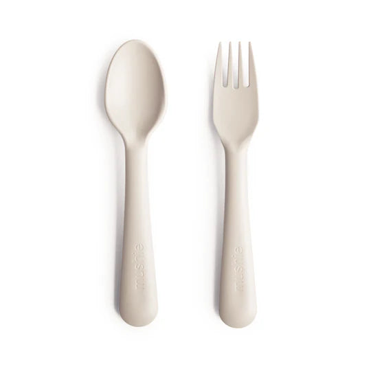 Mushie Baby Fork and Spoon