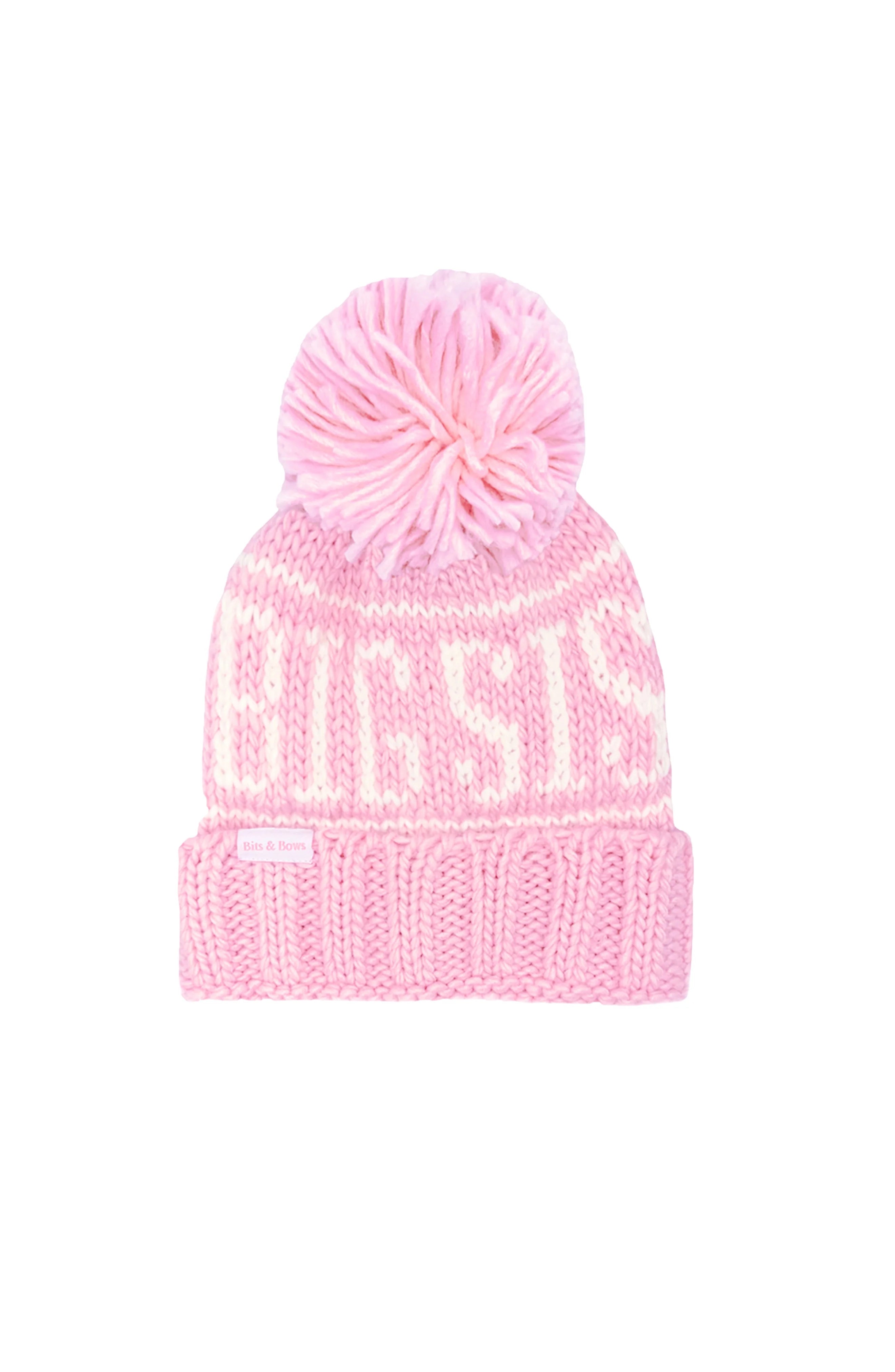 Bit's and Bows Knit Hat