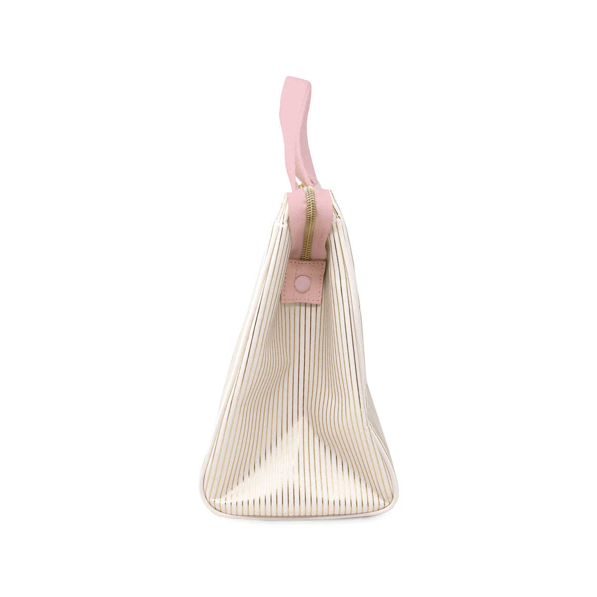 Kate Spade Lunch Bag Gold Pinstripe