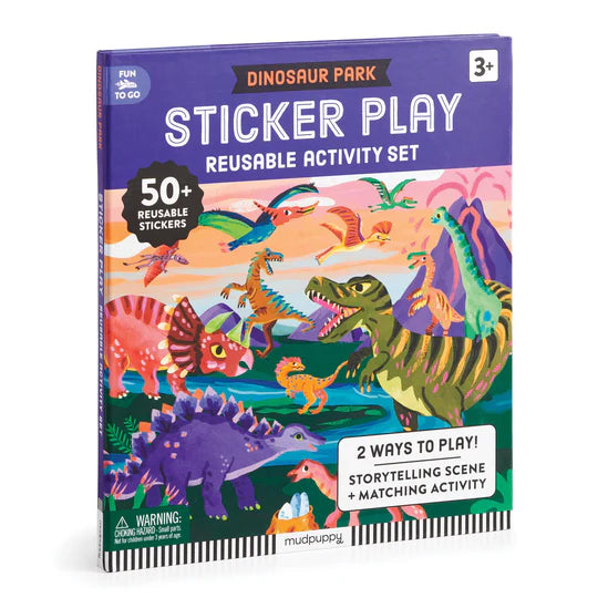Sticker Reusable Dinosaur Park