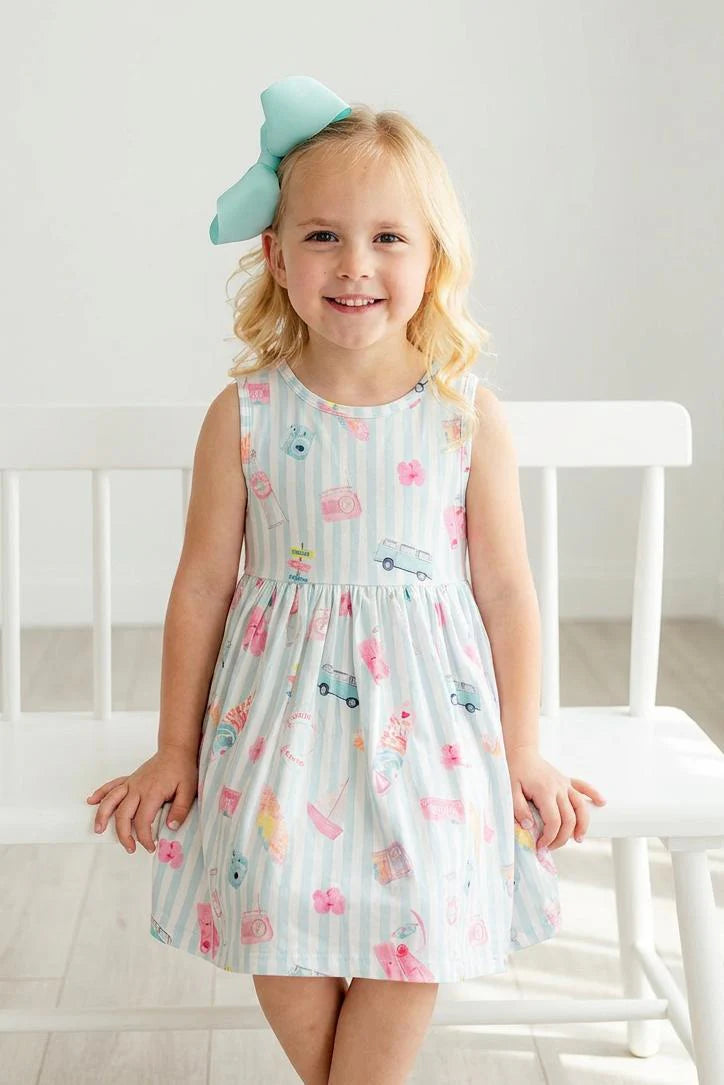 Mailbu  Girl Tank Twirl Dress