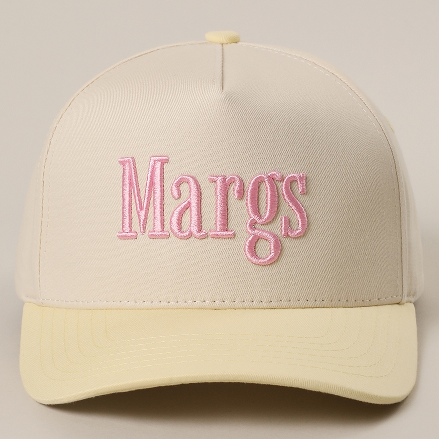 Margs Embroidered Hat Butter