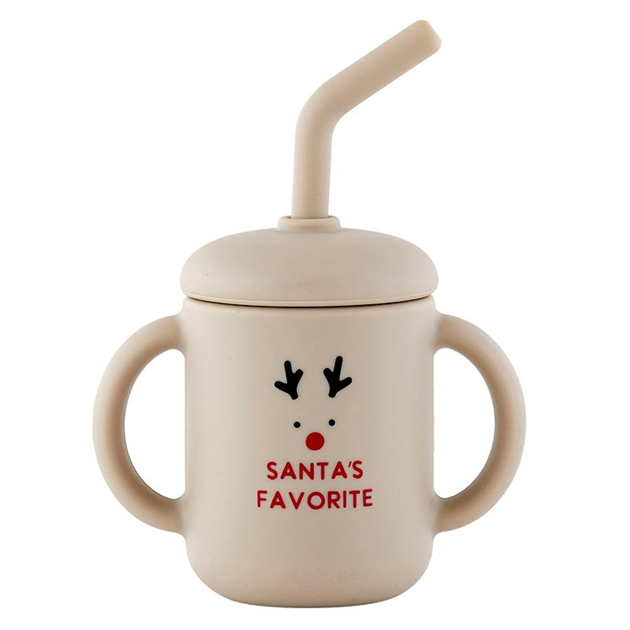 Silicone Sippy Cup - Santa Baby