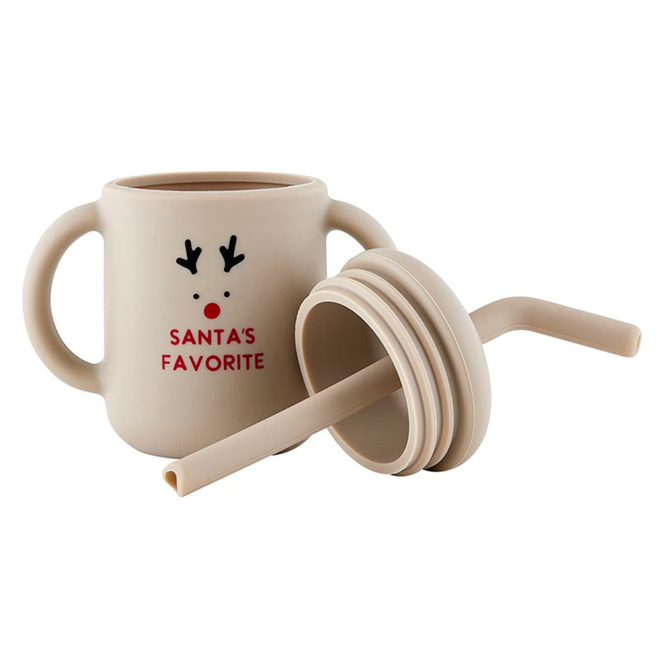 Silicone Sippy Cup - Santa Baby