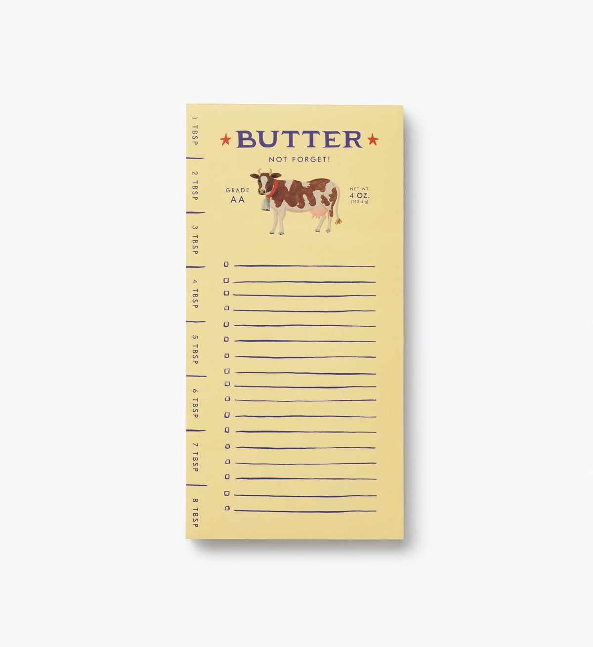 Rifle Butter Notepad