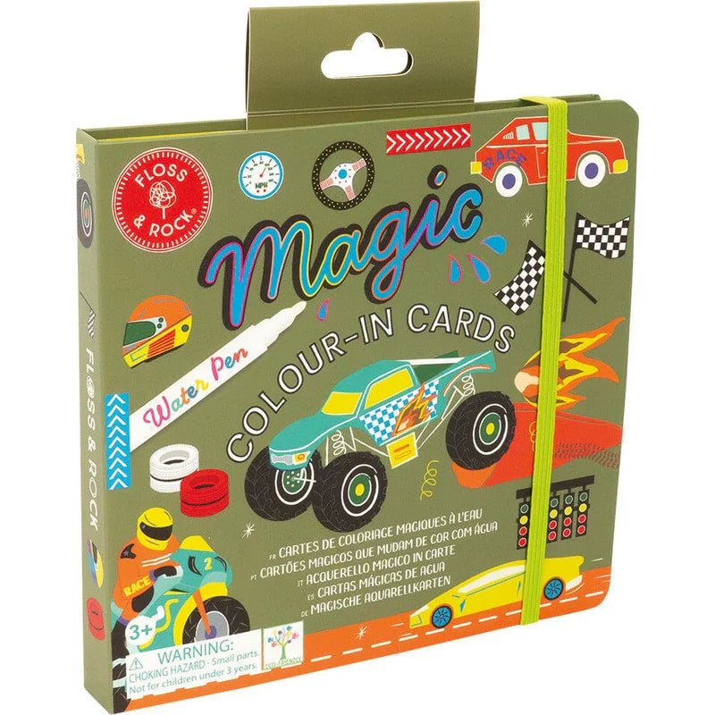 Magic Color Changing Water Cards-Cars