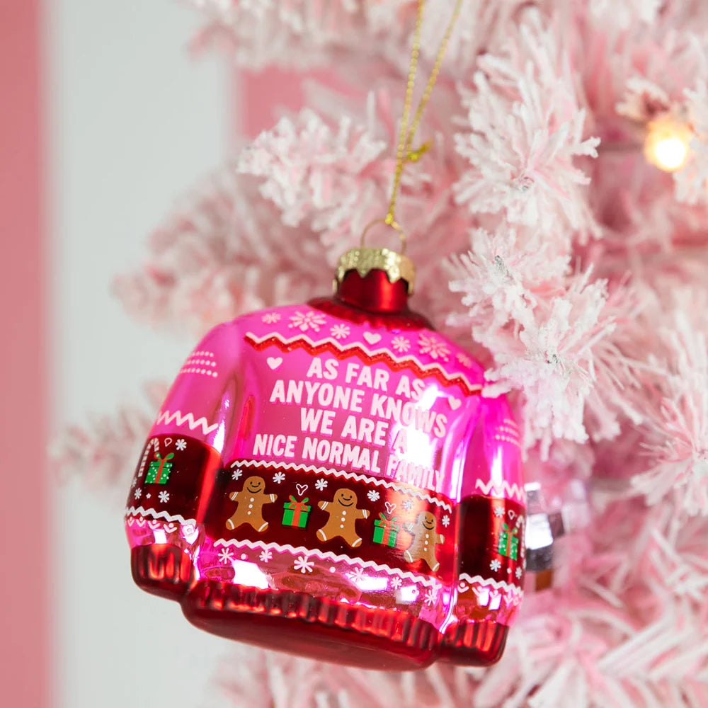 Nice Normal Family Sweater Ornament