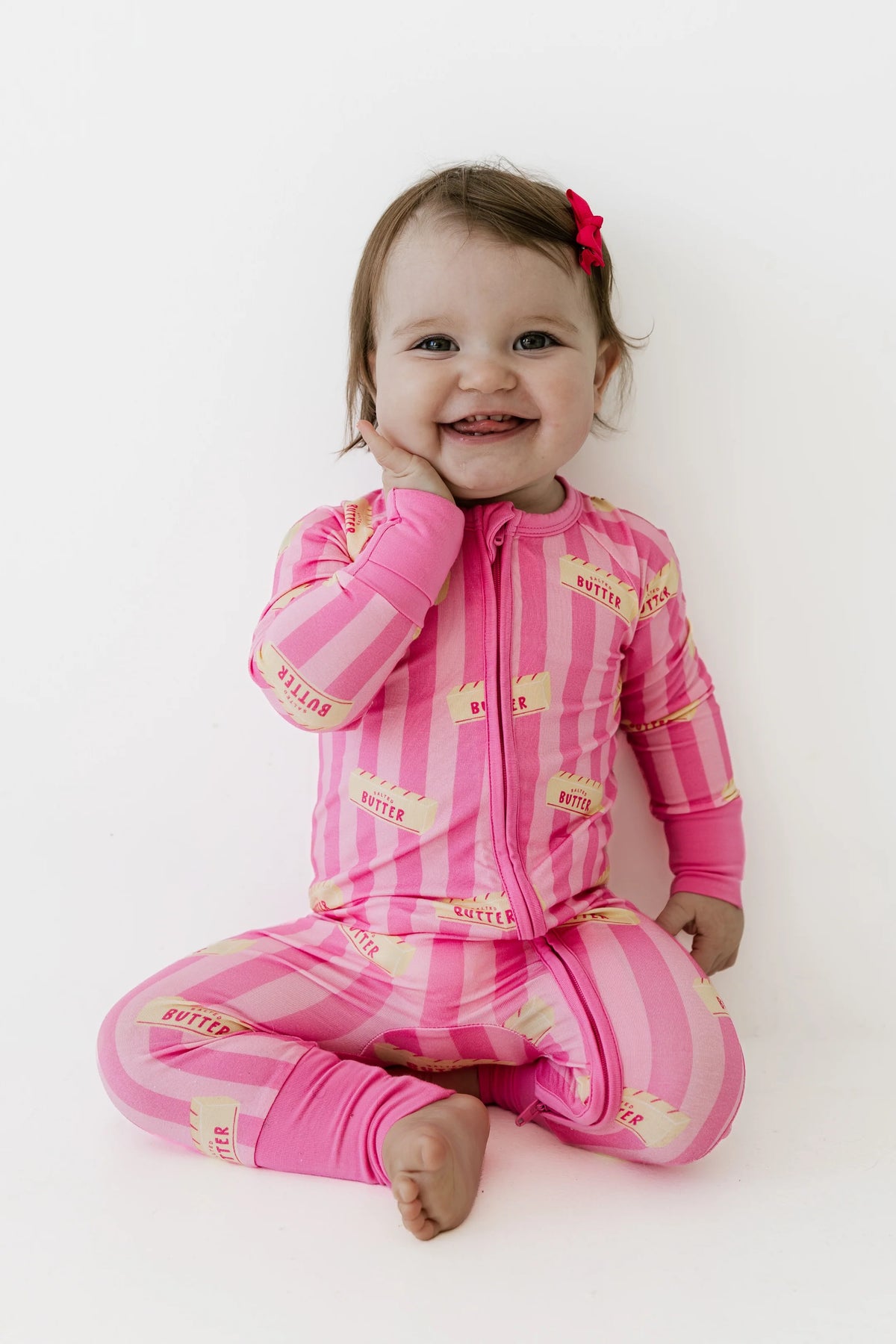 IMJ Butter Zipper Romper