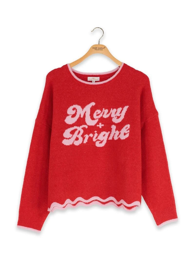 Rosalie Merry & Bright Sweater Red/Pink
