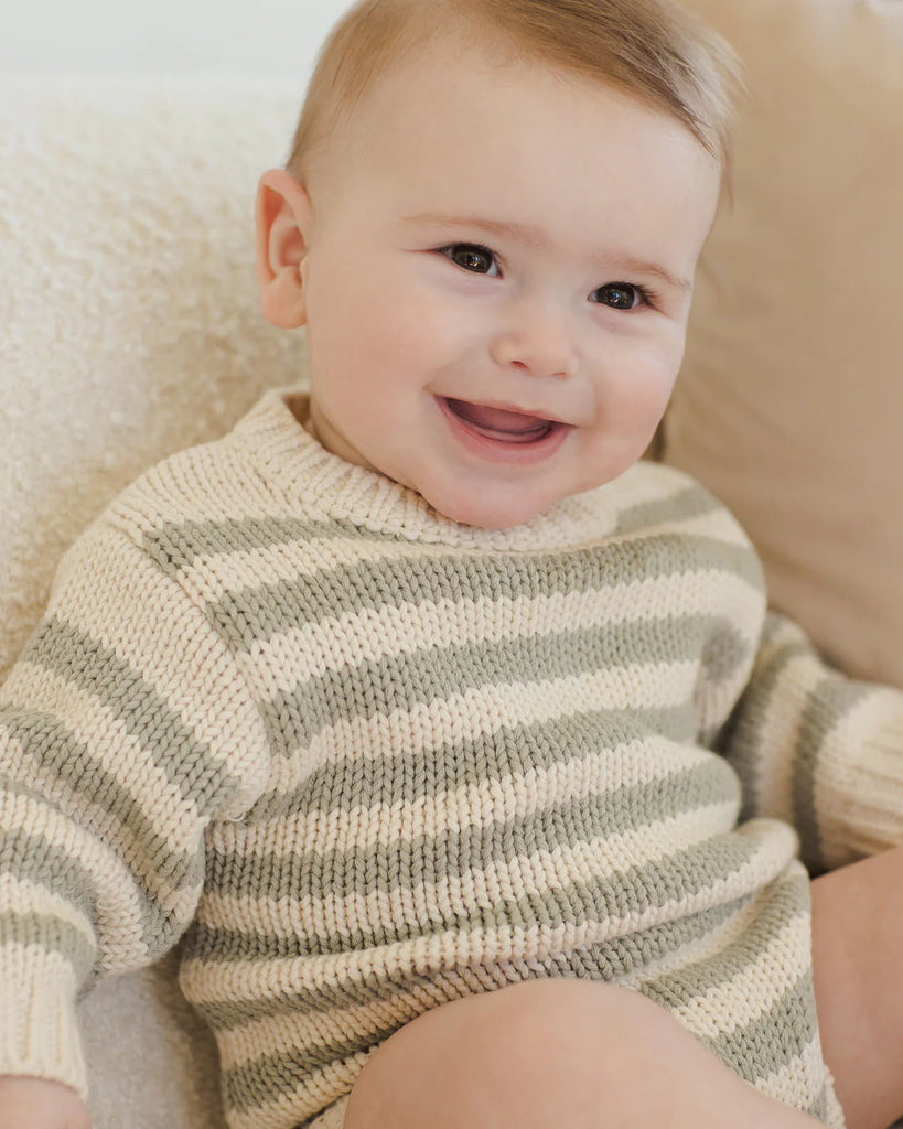 REX SWEATER || FERN STRIPE