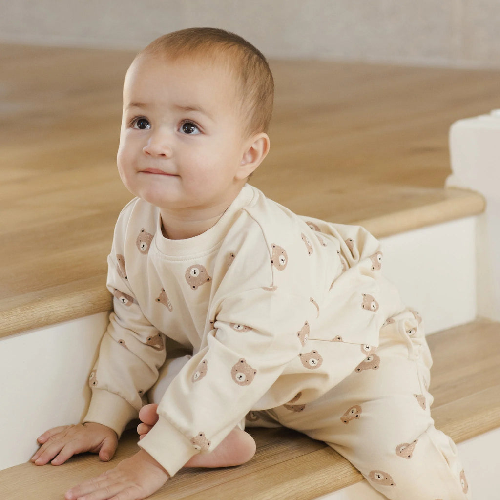 RELAXED SWEATSHIRT || BROWN BEAR