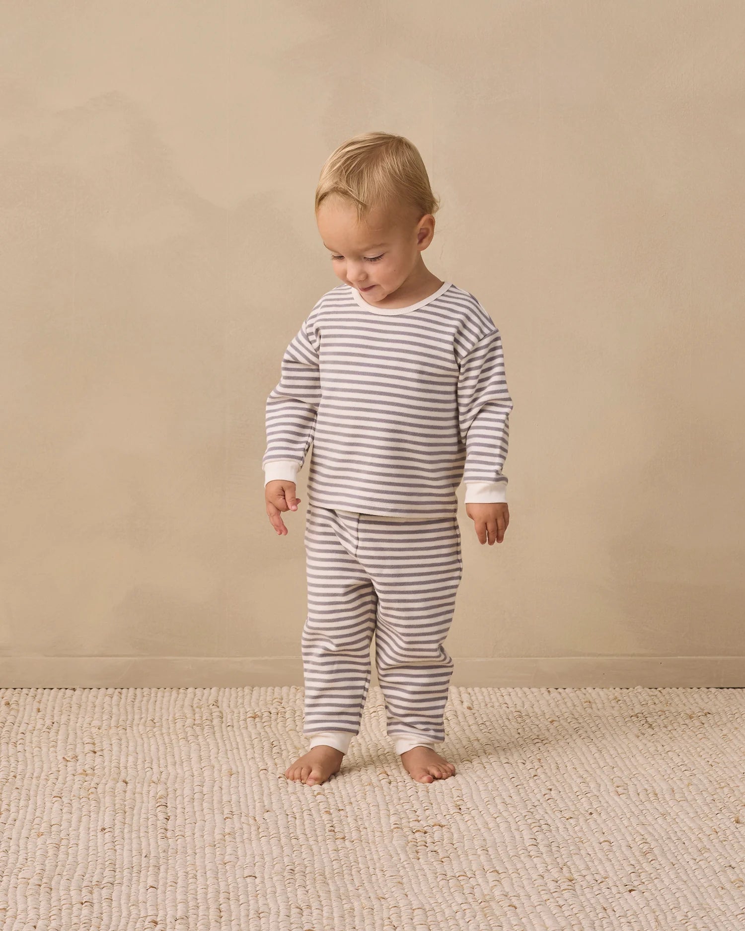 COZY SET SLATE STRIPE