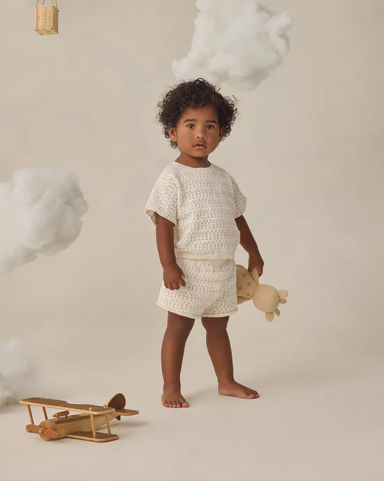 RELAXED SUMMER KNIT SET IVORY