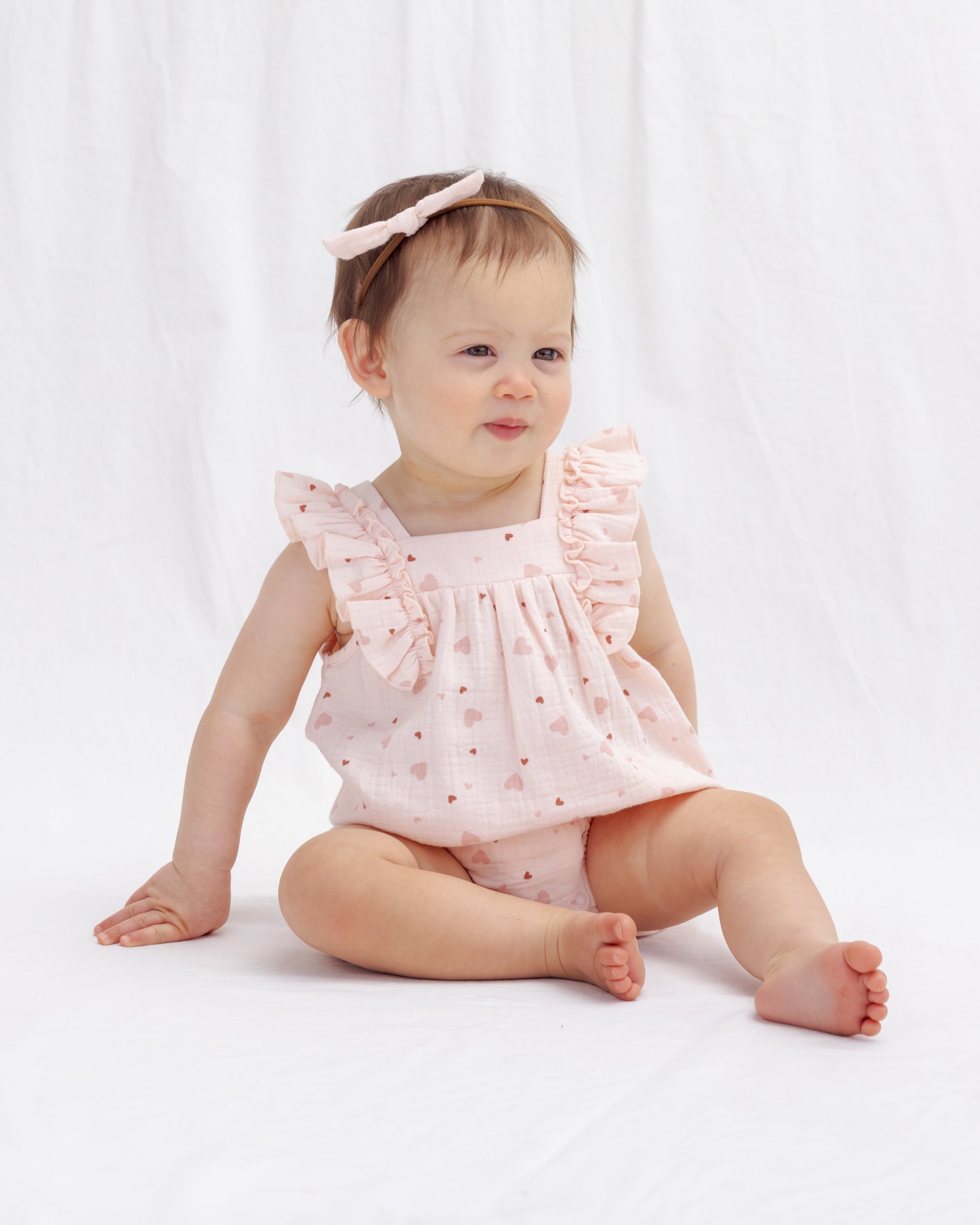 MAYA ROMPER HEART CONFETTI