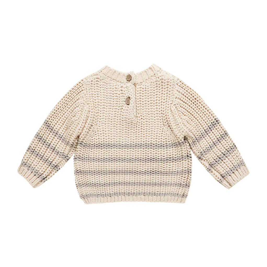 REX SWEATER || FOG STRIPE