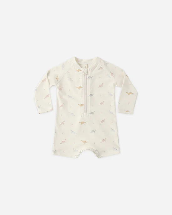 ZIP RASHGUARD ONE-PIECE DINOSAUR