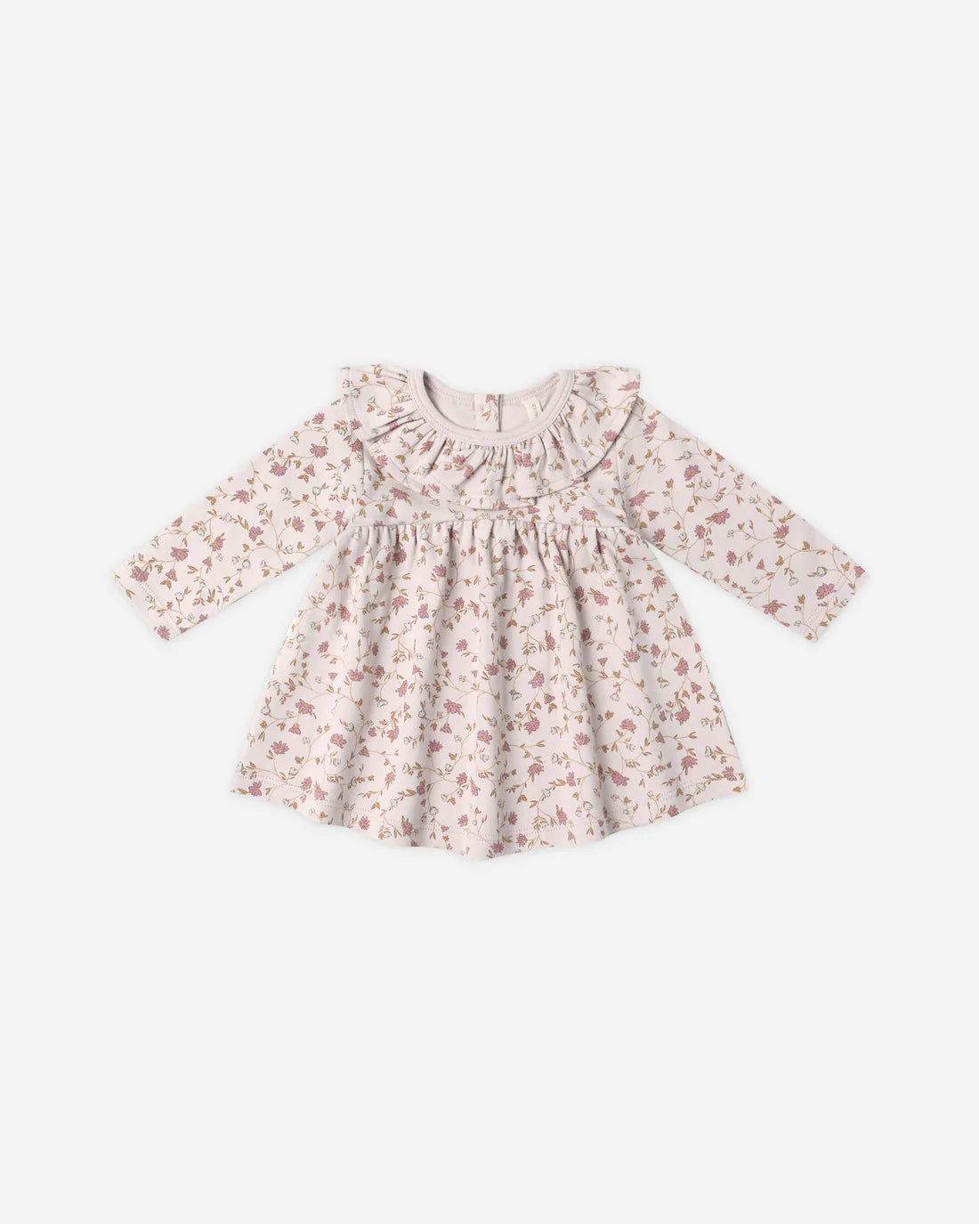 RUFFLE COLLAR JERSEY DRESS || GARDEN