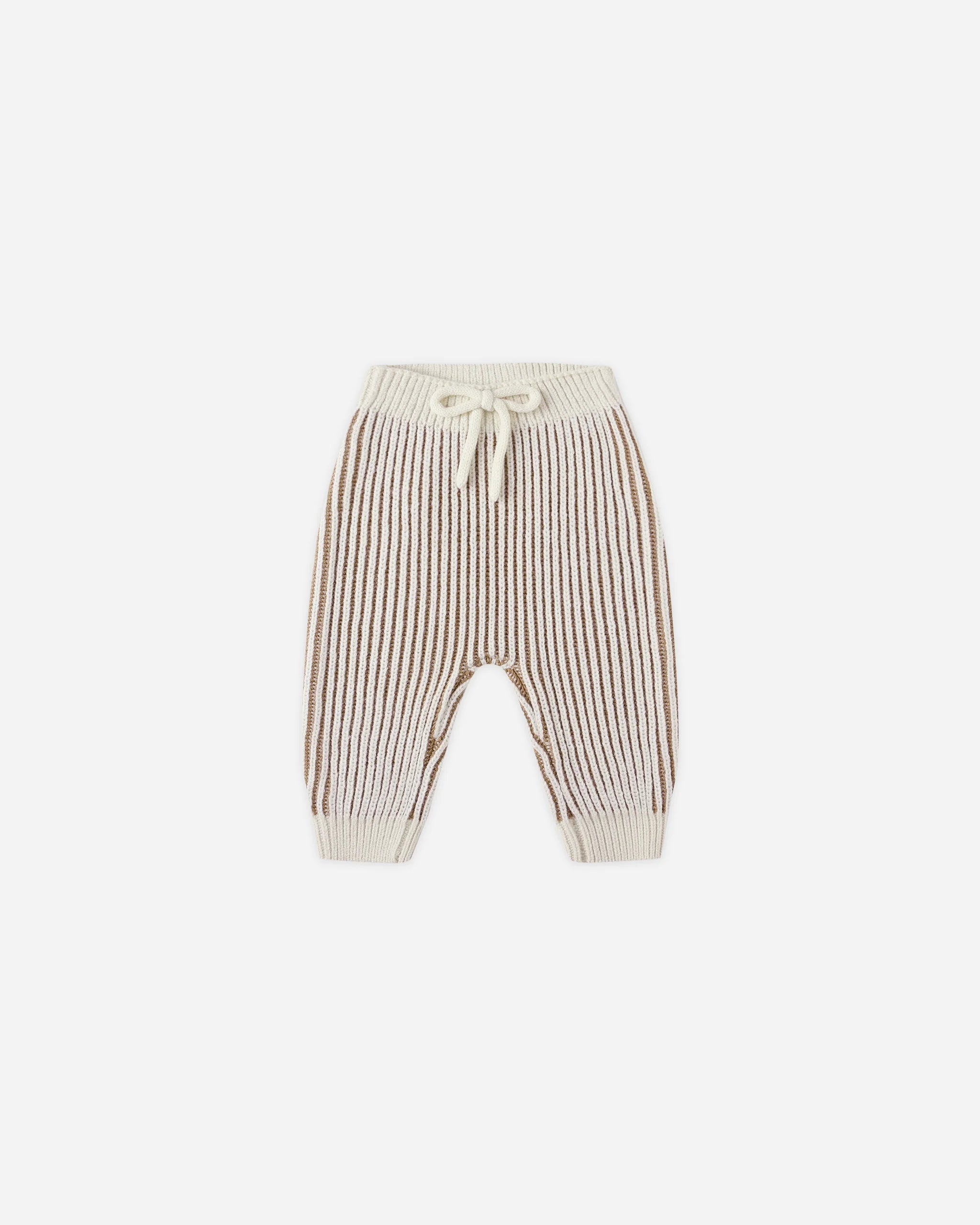 CHUNKY KNIT PANT || GOLD