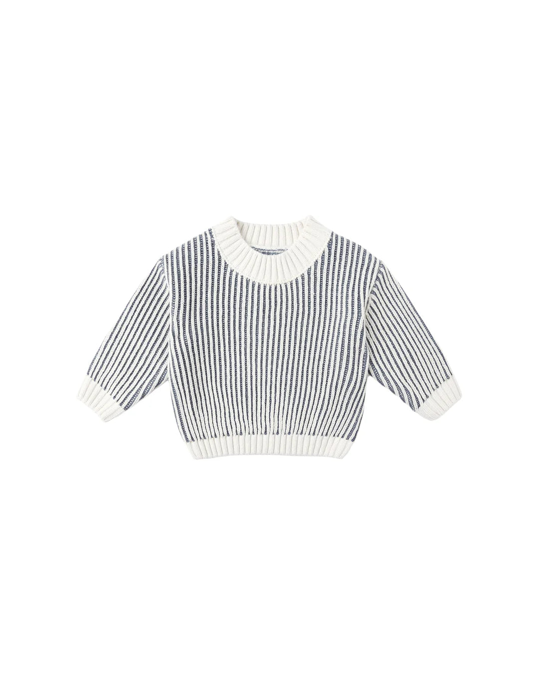 RELAXED KNIT SWEATER || OCEAN
